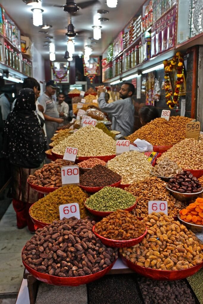 Old Delhi spice market